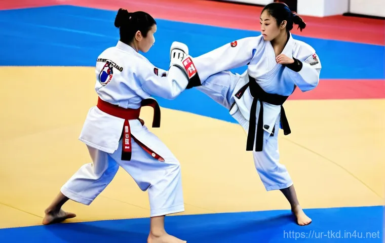 태권도 경기 전략 수립 - **Prompt:** A dynamic, high-resolution action shot of a male Taekwondo practitioner, in his early tw... 태권도 경기 전략 수립 - **Prompt:** A dynamic, high-resolution action shot of a male Taekwondo practitioner, in his early tw...