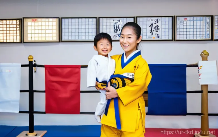 태권도 지도자 강습 내용 - **Prompt:** Inside a modern and technically advanced Taekwondo dojang, a focused teenage student, we...